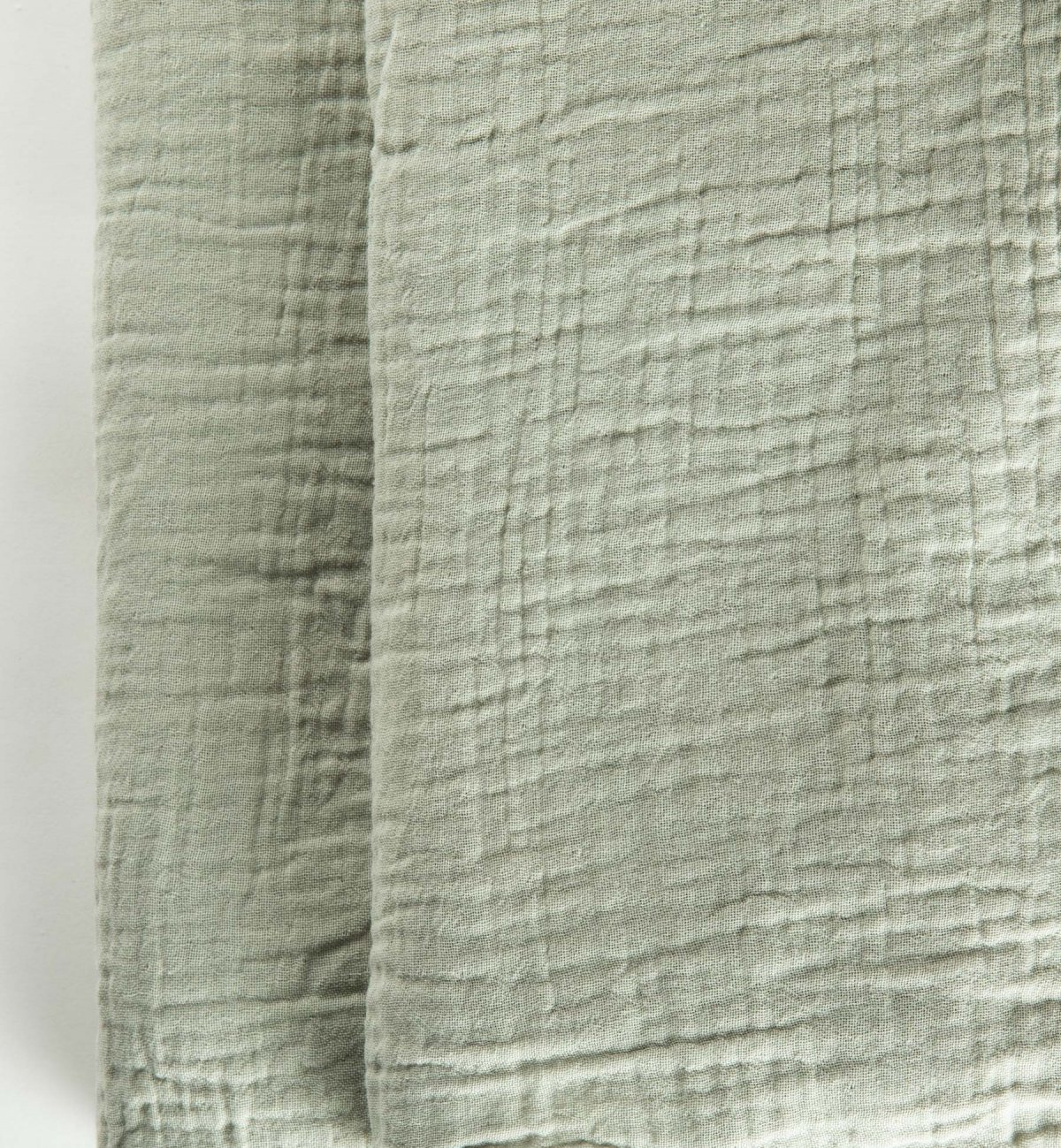 Drap plat en Coton Bio froissé pour lit Adulte