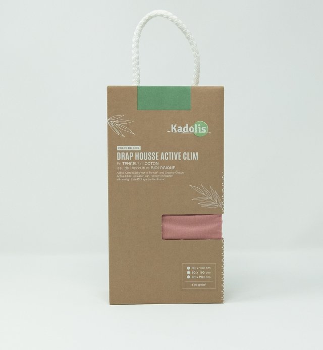 Spannbettlaken für Einzelbett TENCEL™ und Bio-Baumwolle - Kind