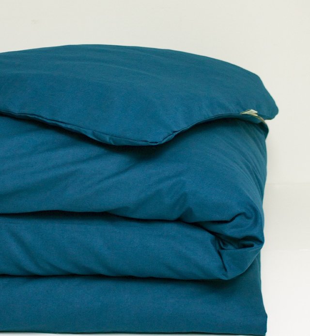 Duvet cover adult plain in Organic Cotton