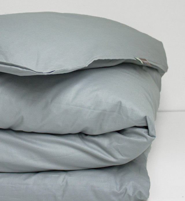 Duvet cover adult plain in Organic Cotton