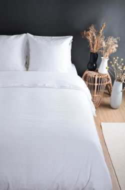 Funda Nórdica + 2 fundas de almohada en Lino y algodón orgánico