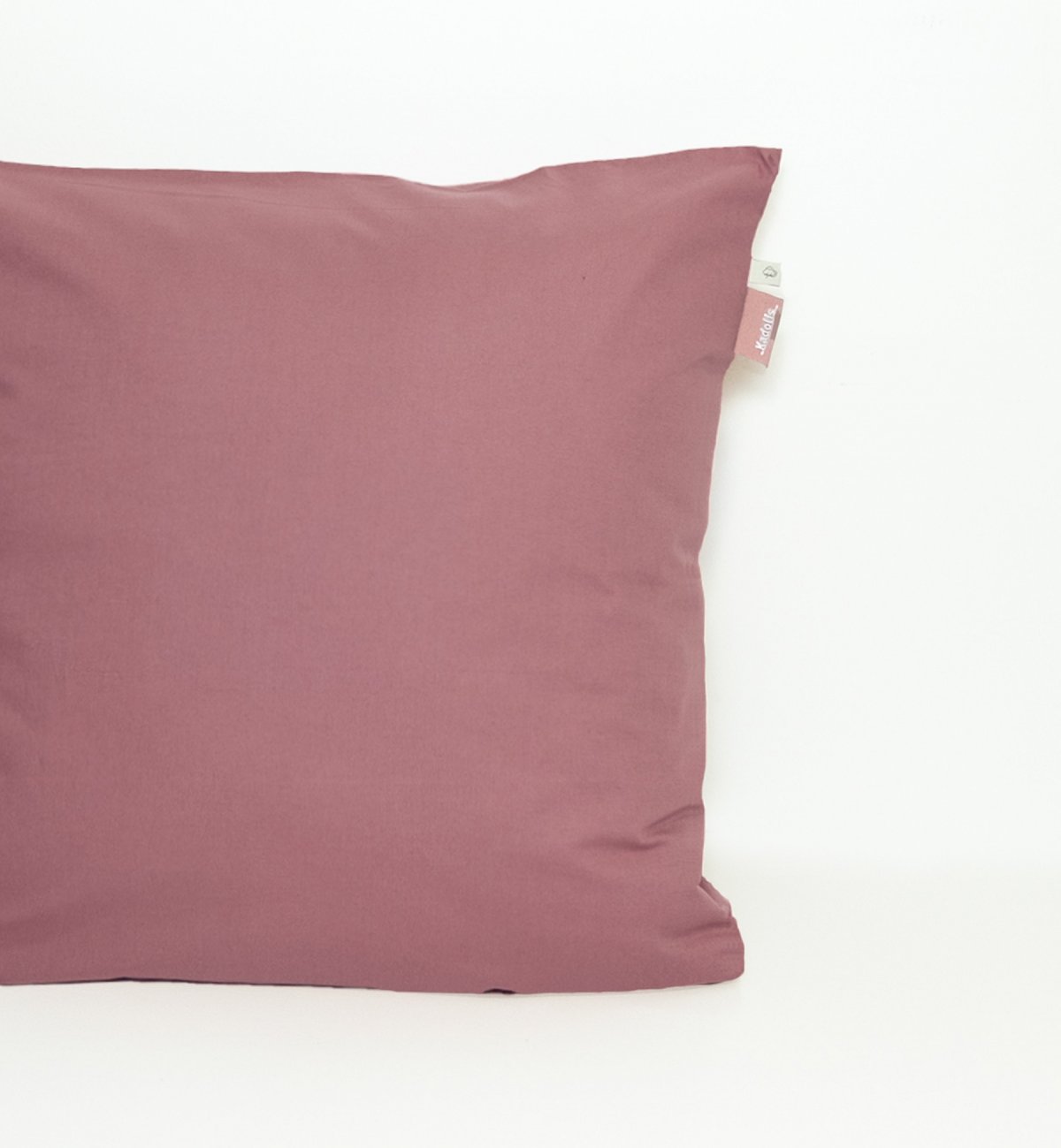 Pillowcase in plain Organic Cotton