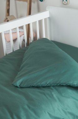 Baby dekbedovertrek in biokatoen