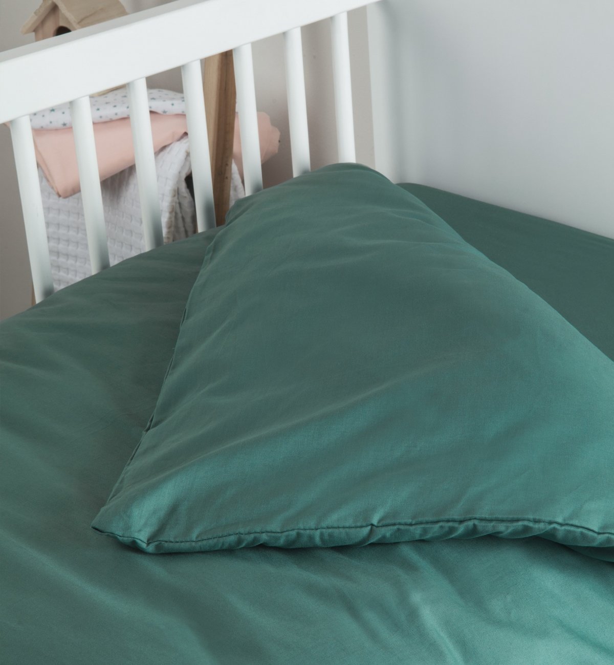 Parure di lenzuola in Cotone biologico per lettino neonato