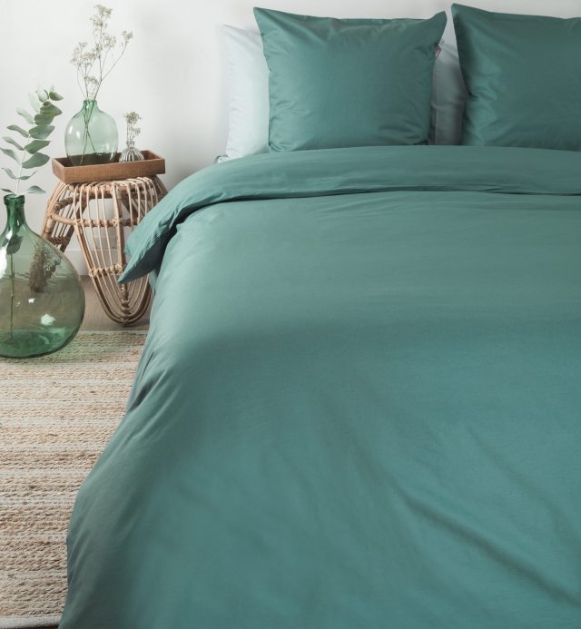 Duvet cover adult plain in Organic Cotton