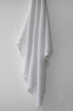 Large Organic Cotton blanket Paros