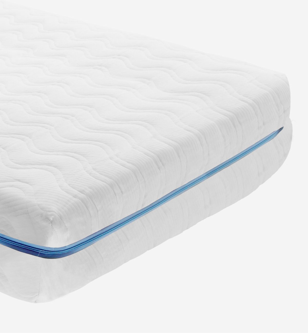 Breathable adult mattress in latex and Kadolis high density foam