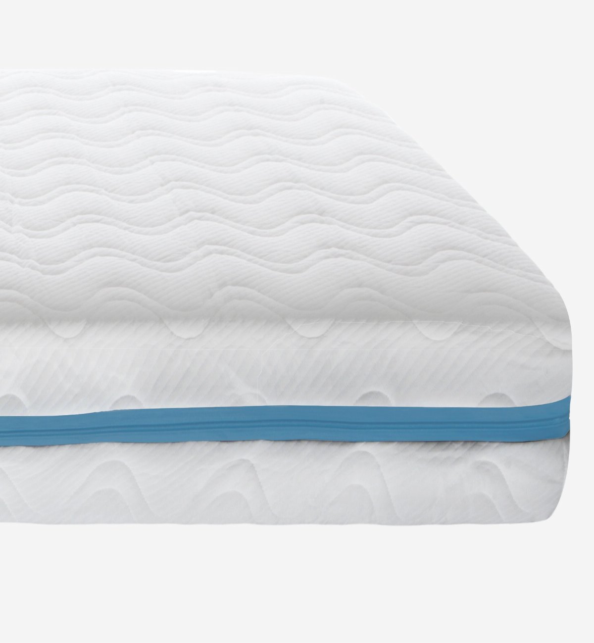 Breathable adult mattress in latex and Kadolis high density foam