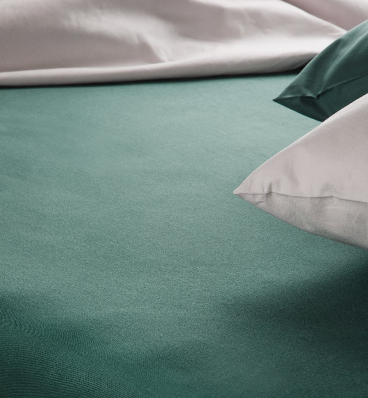 Fitted sheet organic cotton jersey for adult mattress - Kadolis