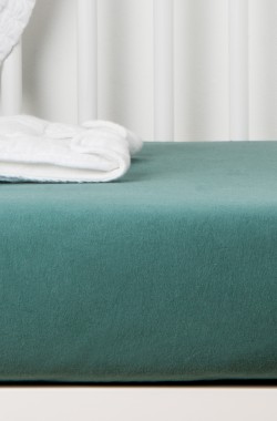 Lenzuolo coprimaterasso in COTONE BIO maglia per lettino