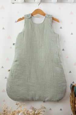 Schlafsack aus geknitterter Bio-Baumwolle