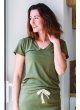 Set pyjamashorts van biologisch katoen en Tencel™ voor dames - Kadolis