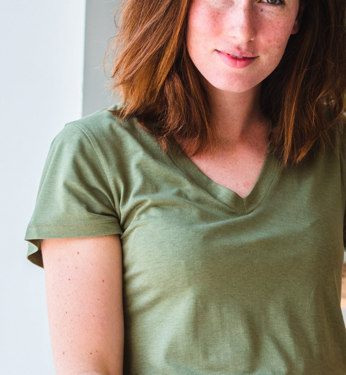 Women's pyjama top in Organic Cotton and  TENCEL™ Sonora