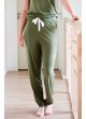 Pyjamahose aus Bio-Baumwolle und Tencel™ für Damen - Kadolis
