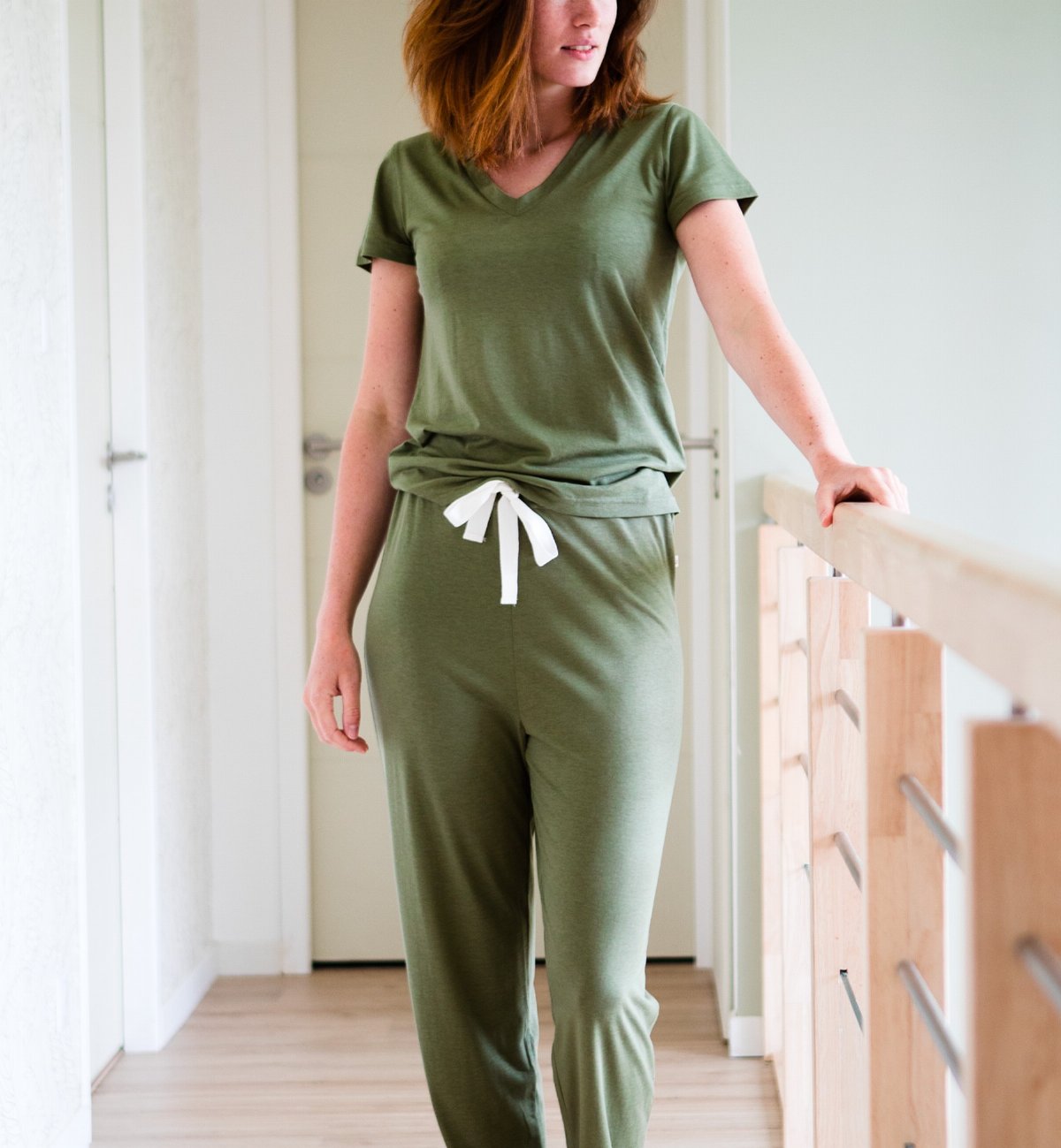 Pantalon de pyjama femme en Coton Bio et TENCEL™ Sonora