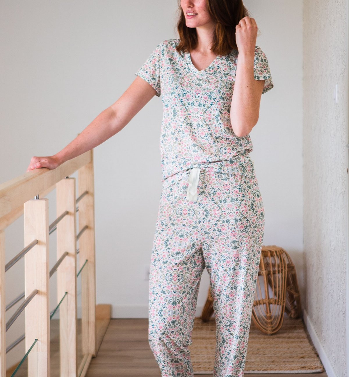 Pantaloni pigiama in Cotone bio e TENCEL™ Sonora