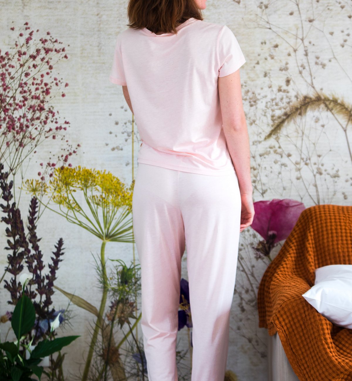 Pantalon de pyjama femme en coton bio et TENCEL™ Sonora - Kadolis