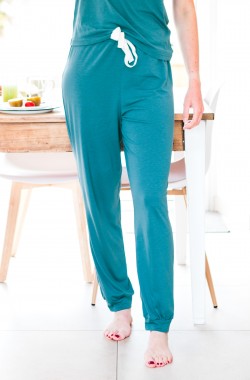 Pantalon de pyjama femme en coton bio et Tencel™ Sonora