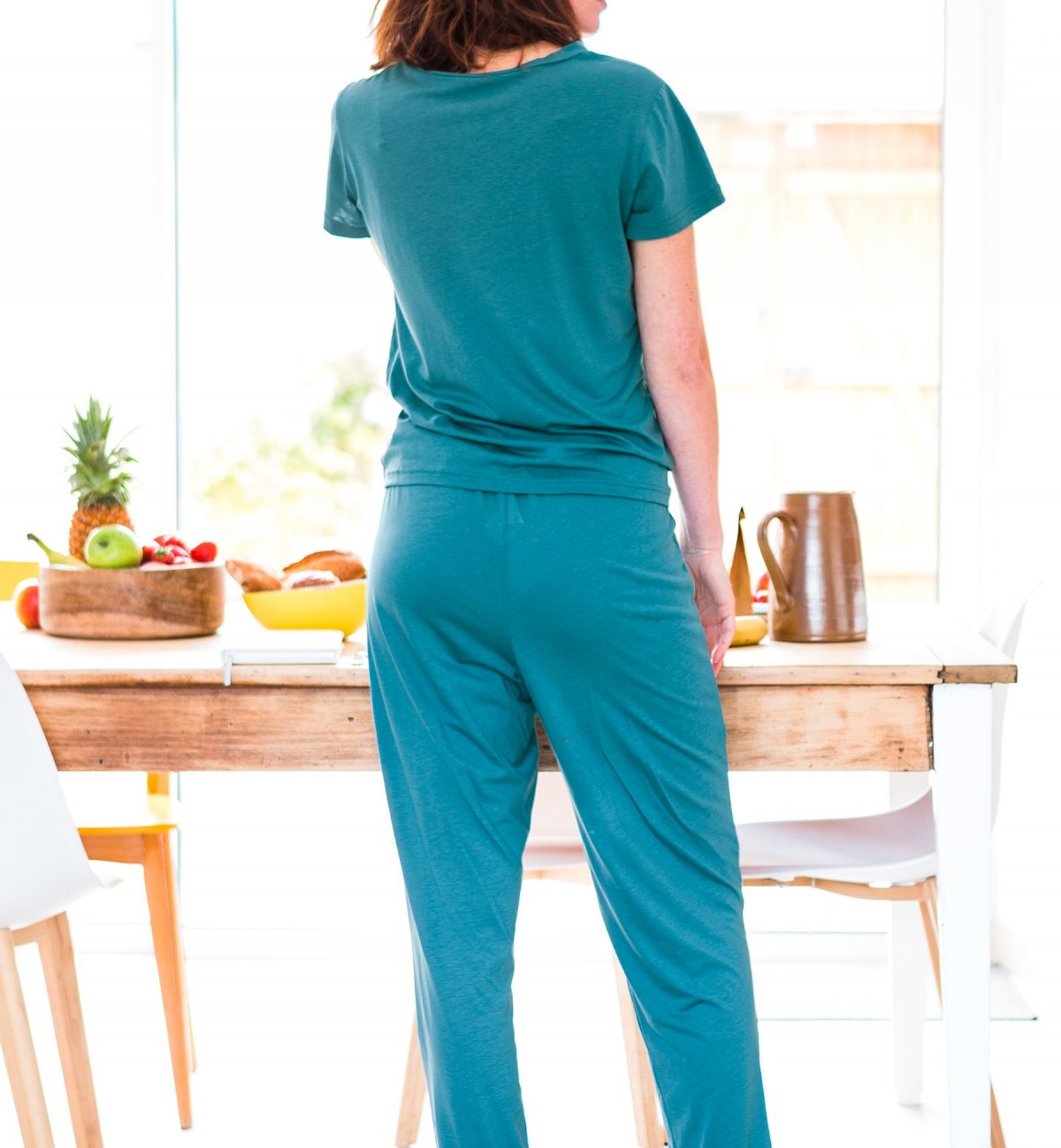 Pantalon de pyjama femme en Coton Bio et TENCEL™ Sonora XS au XL