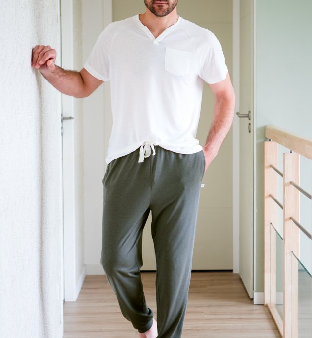 Haut de pyjama homme - Coton Bio et TENCEL™ - taille S au XXL