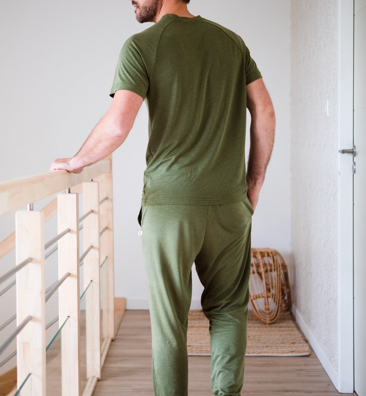 Sonora Pyjama-Oberteil aus Bio-Baumwolle und TENCEL™ für Herren