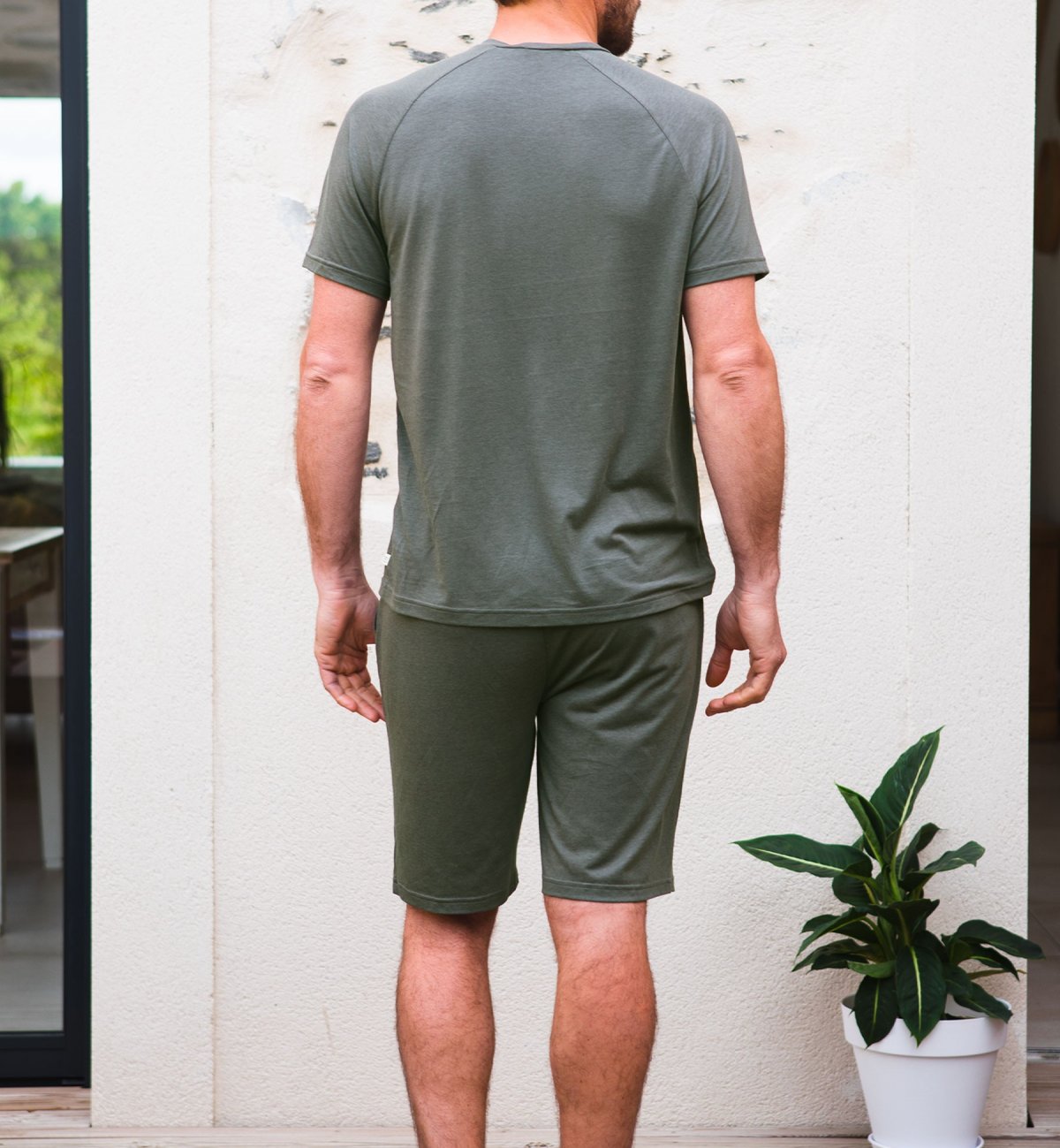 Sonora Pyjama-Shorts aus Bio-Baumwolle und TENCEL™ für Herren