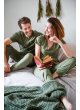 Conjunto de calções de algodão orgânico feminino e Tencel™ pyjama - Kadolis