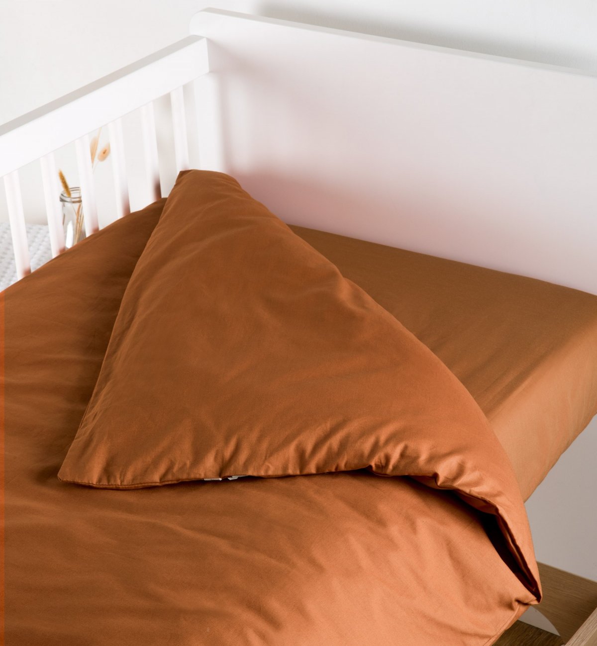 Housse de couette pour bébé unie en Coton Bio