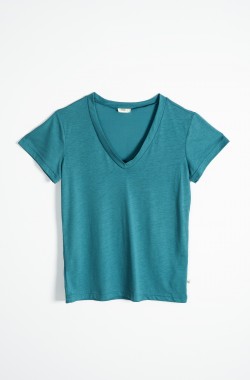 Women's pyjama top in Organic Cotton and  TENCEL™ Sonora