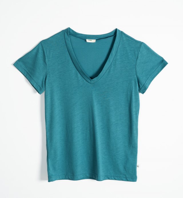 Women's pyjama top in Organic Cotton and  TENCEL™ Sonora