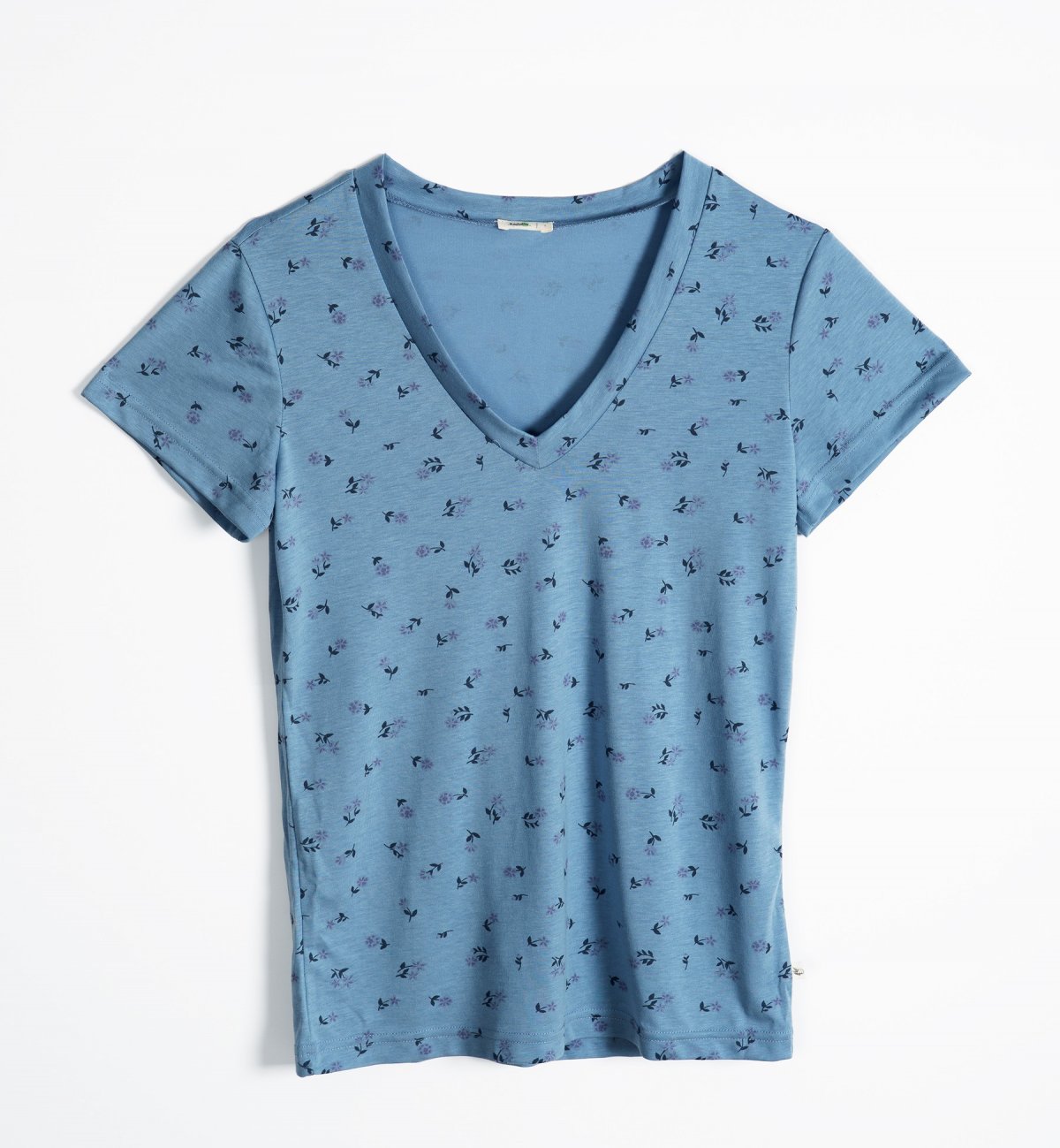 Damen-Pyjama-Oberteil aus Bio-Baumwolle und  TENCEL™ Sonora