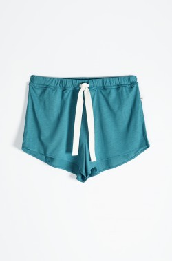 Pantalones cortos de pijama de mujer en algodón orgánico y Tencel™ Sonora - Kadolis