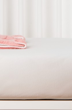 Sábana bajera de ALGODÓN ECOLÓGICO jersey- para cama de bebé