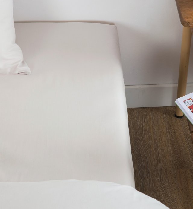 Spannbettlaken für Einzelbett TENCEL™ und Bio-Baumwolle - Kind