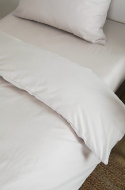 Capa de edredão individual em Algodão Orgânico para uma cama de solteiro