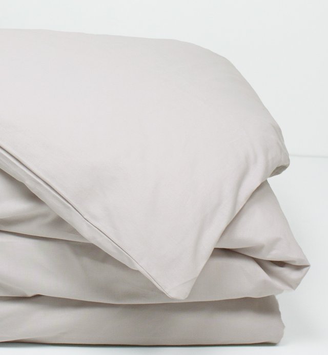 Duvet cover adult plain in Organic Cotton