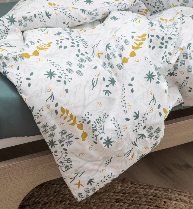 Bettbezug aus Bio-Baumwolle für das Babybett Yukari