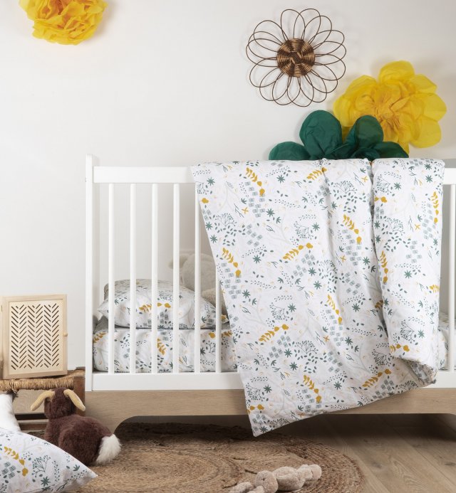 Duvet cover in Organic Cotton for Yukari baby bed