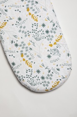 Drap housse Coton Bio pour landau Yukari