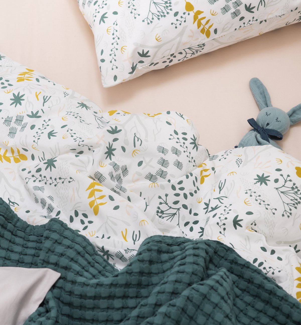 Funda de almohada de Algod n Org nico con estampado Yukari Kadolis