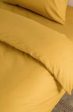 Capa de edredão individual em algodão orgânico para uma cama de solteiro - Kadolis