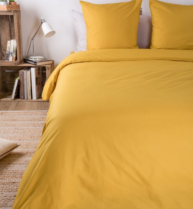 Duvet cover adult plain in Organic Cotton