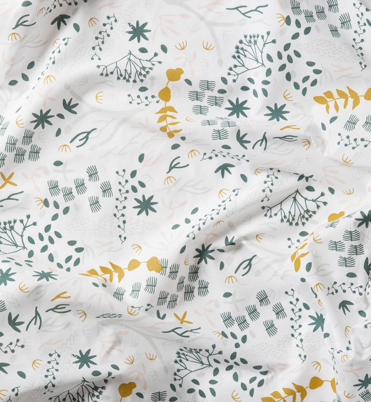 Yukari patterned Organic Cotton adult flat sheet