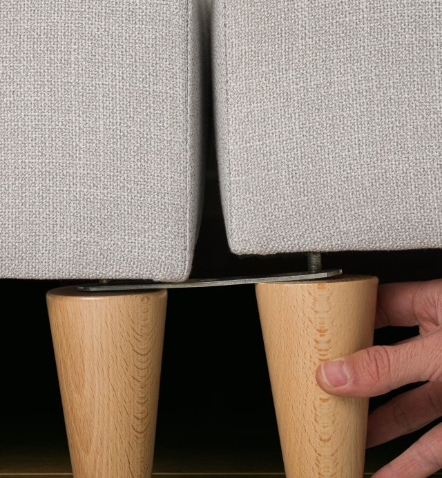 Sommier tapissier - adulte et enfant - scandinave -base bois et tissu 3D