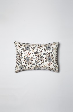 Funda de almohada de Algodón Orgánico con diseño Ikebana