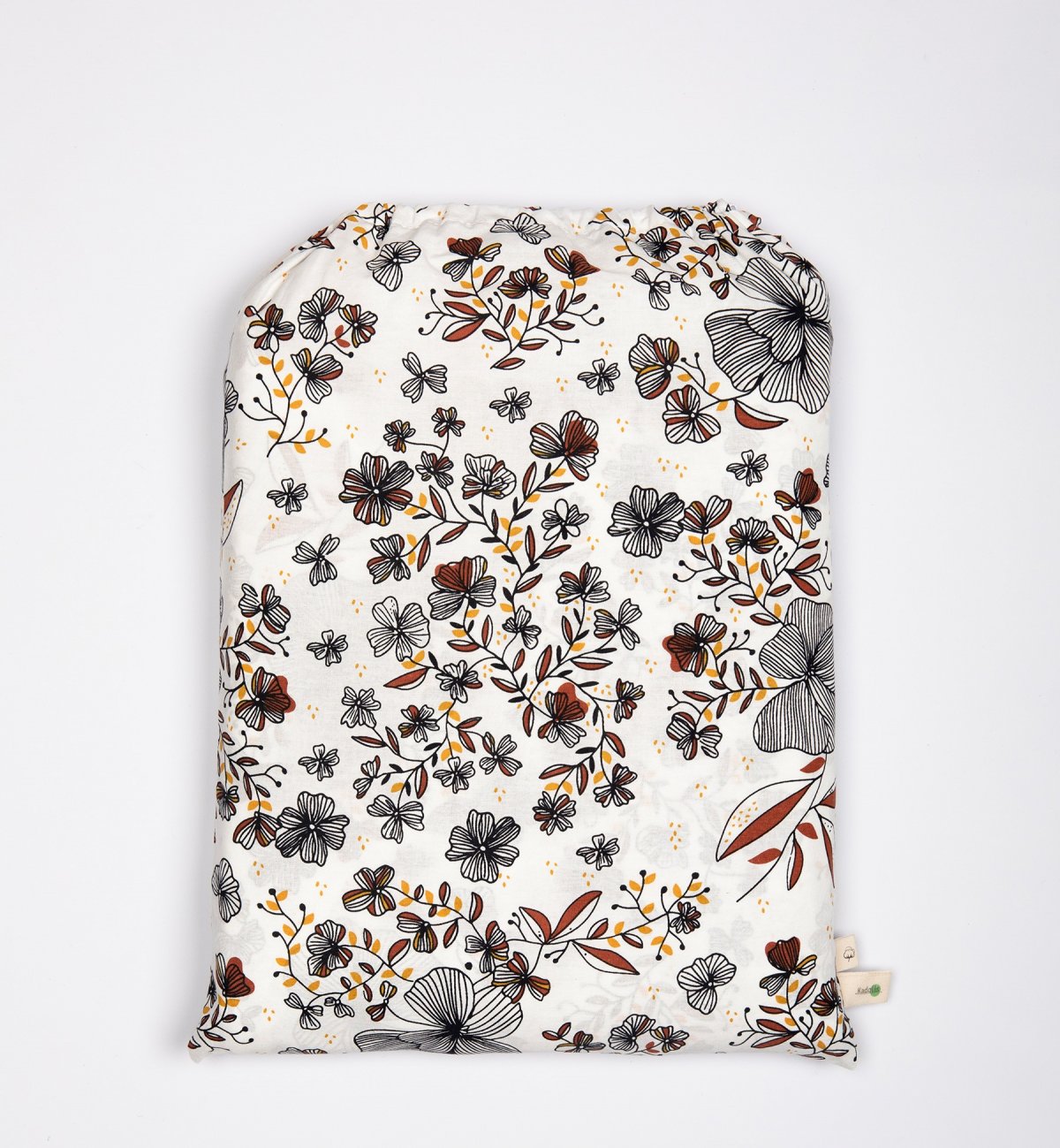 Funda nórdica de Algodón Orgánico para cama individual con estampado Ikebana