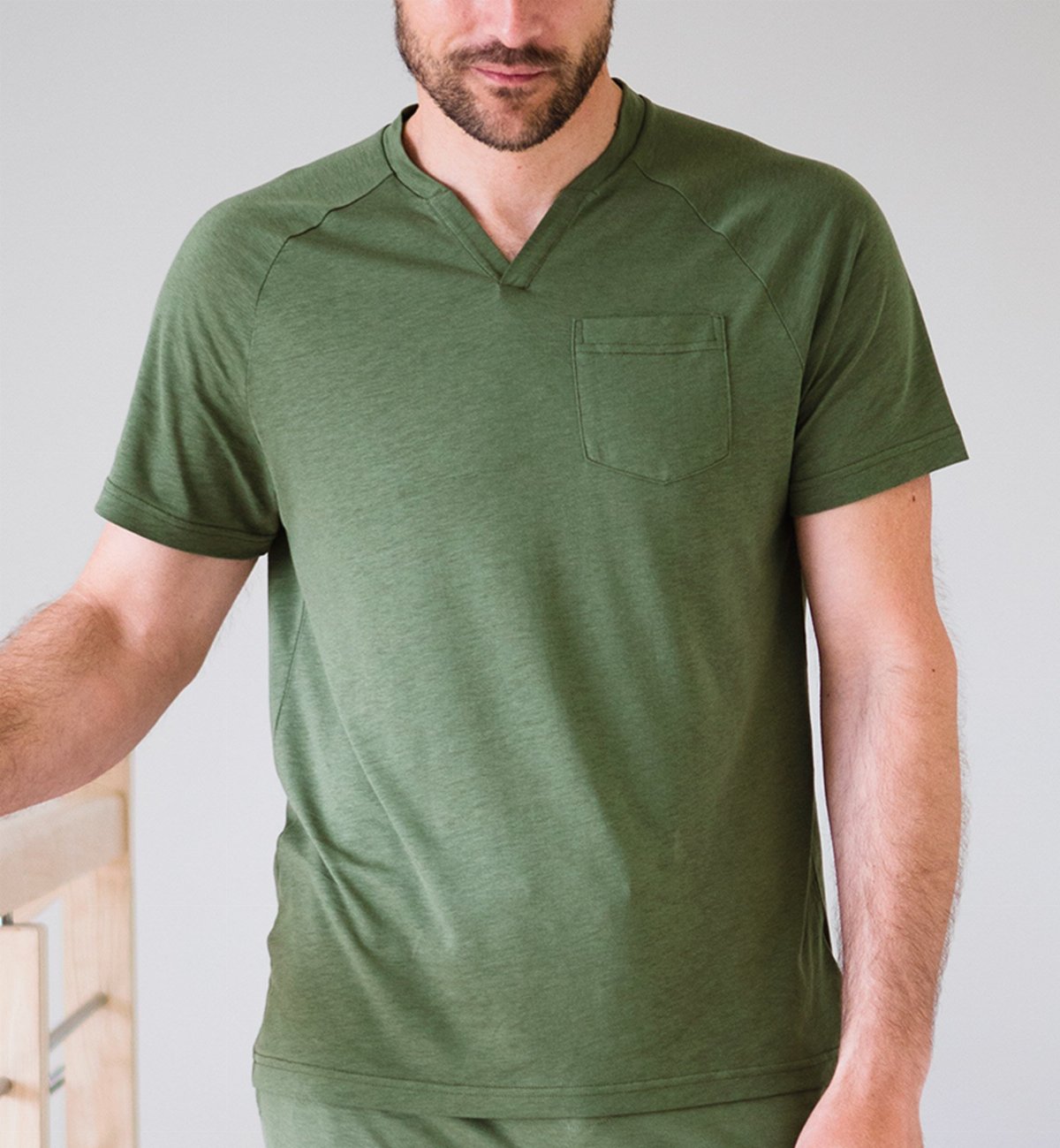 Algodão Orgânico e TENCEL™ Top Sonora pyjama para homens