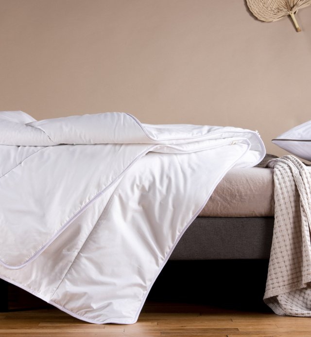 Organic Cotton comforter for a better sleep - Recycled fibers