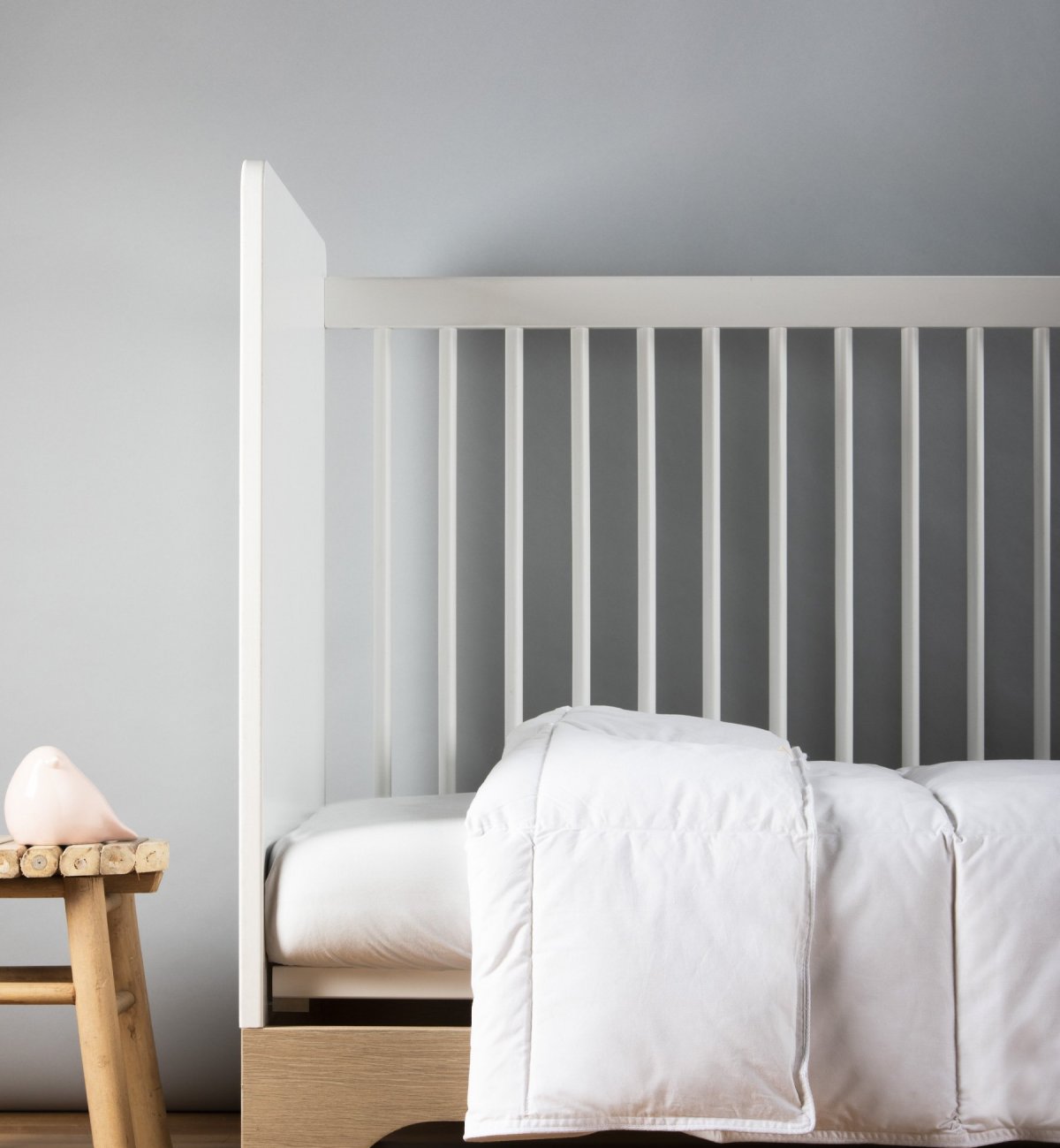 Lit enfant 2 ans et matelas Plume Gris