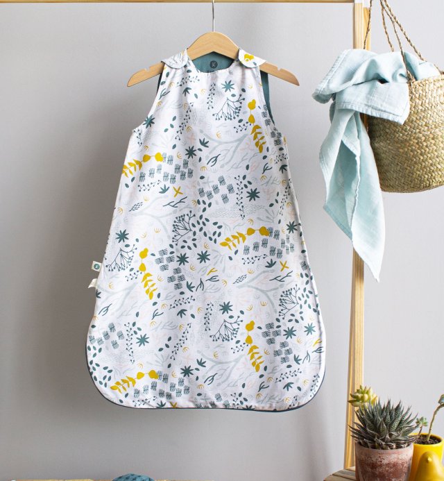 Sommerschlafsack aus Bio-Baumwolle mit Yukari-Print